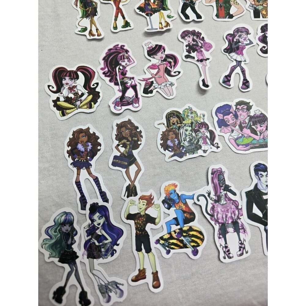 MONSTER HIGH Assorted Sticker Lot- 70 PCS- NEW - Picture 2 of 13
